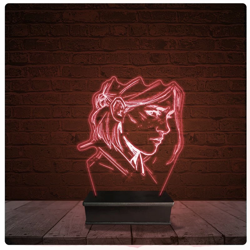 Abajur Luminária Acrílico Led - Ellie The Las Of Us