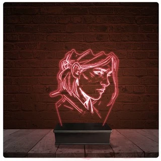Abajur Luminária Acrílico Led - Ellie The Las Of Us