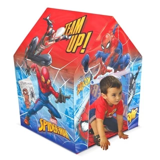 Toca Barraca Infantil Cabana Portatil Homem Aranha Lider Brinquedos