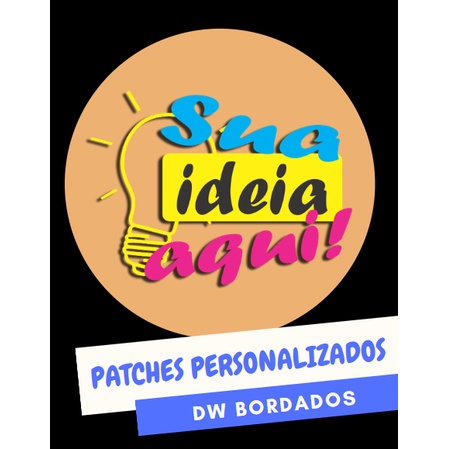 Patch Bordado Personalizado termocolante 07/10