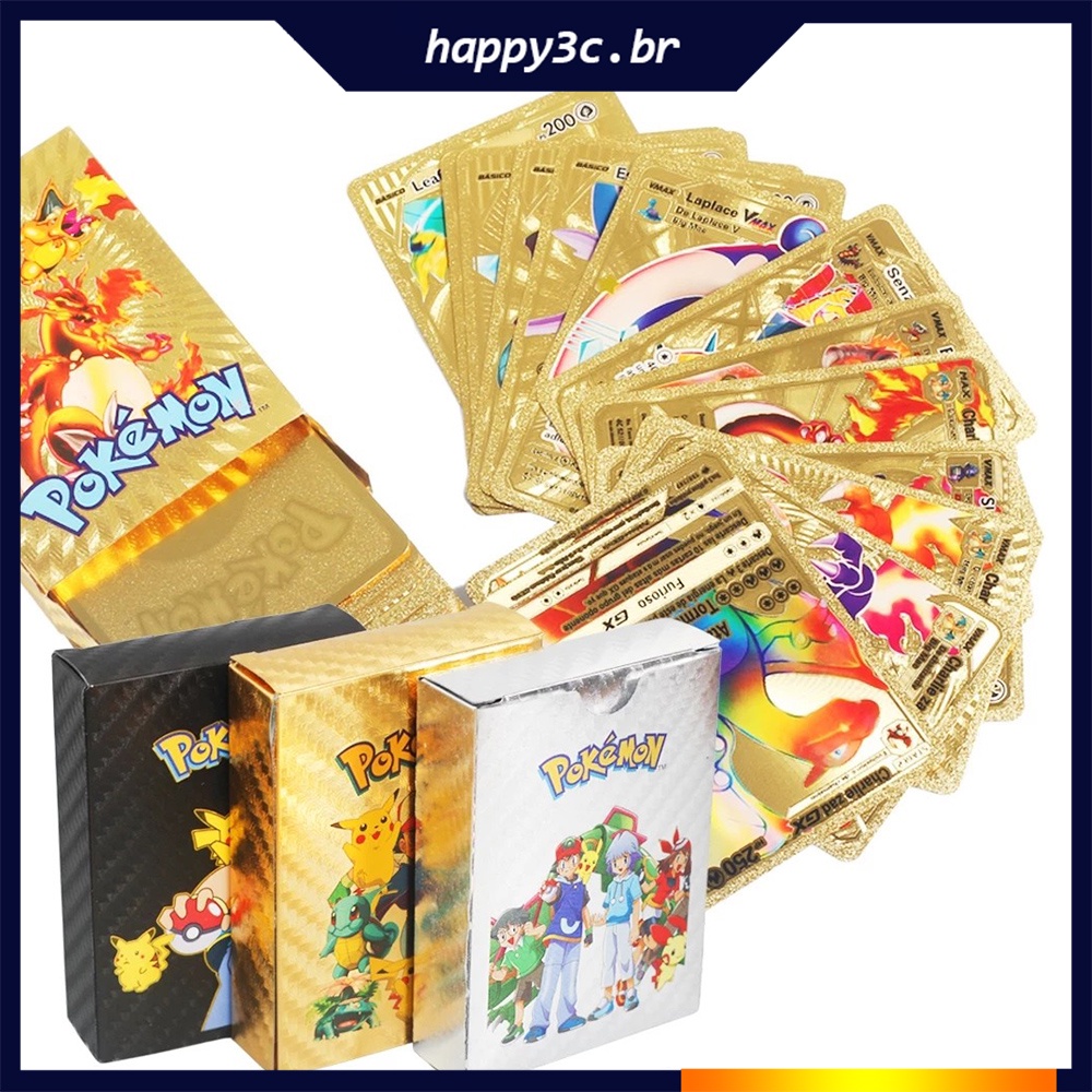 Lote Pokémon Pack Celebrações Cartas Raras Foil de Pokémon em Português -  Deck de Cartas - Magazine Luiza