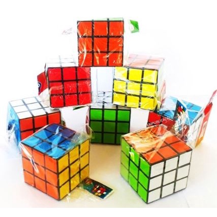Kit 3 Cubo Mágico Clássico Original Colorido Prenda Atacado