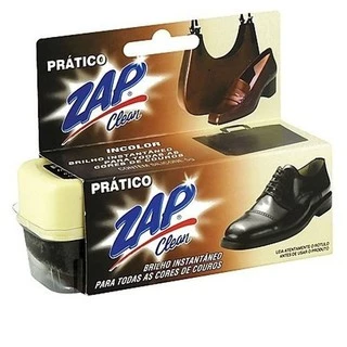 COM OFERTA Esponja Prática Zap Clean Brilho Instantâneo Sapato e Bolsa