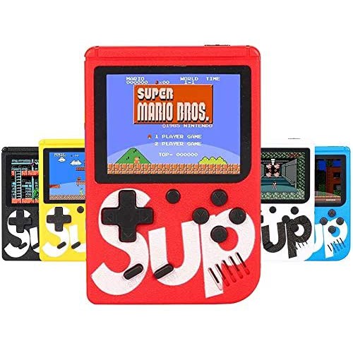 Mini Game Boy Portátil Sup Game Box 400in1 Tela 3 Pol. - Preto