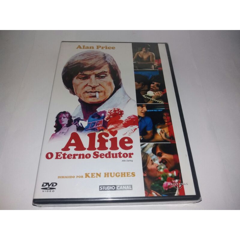 Dvd - Alfie : O Eterno Sedutor - 1975 - Alan Price - Joan Collins ...