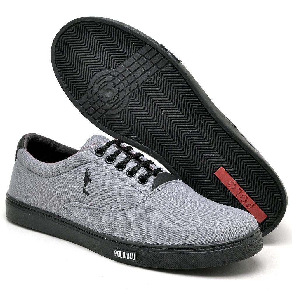 Tenis cano baixo masculino hot sale preto