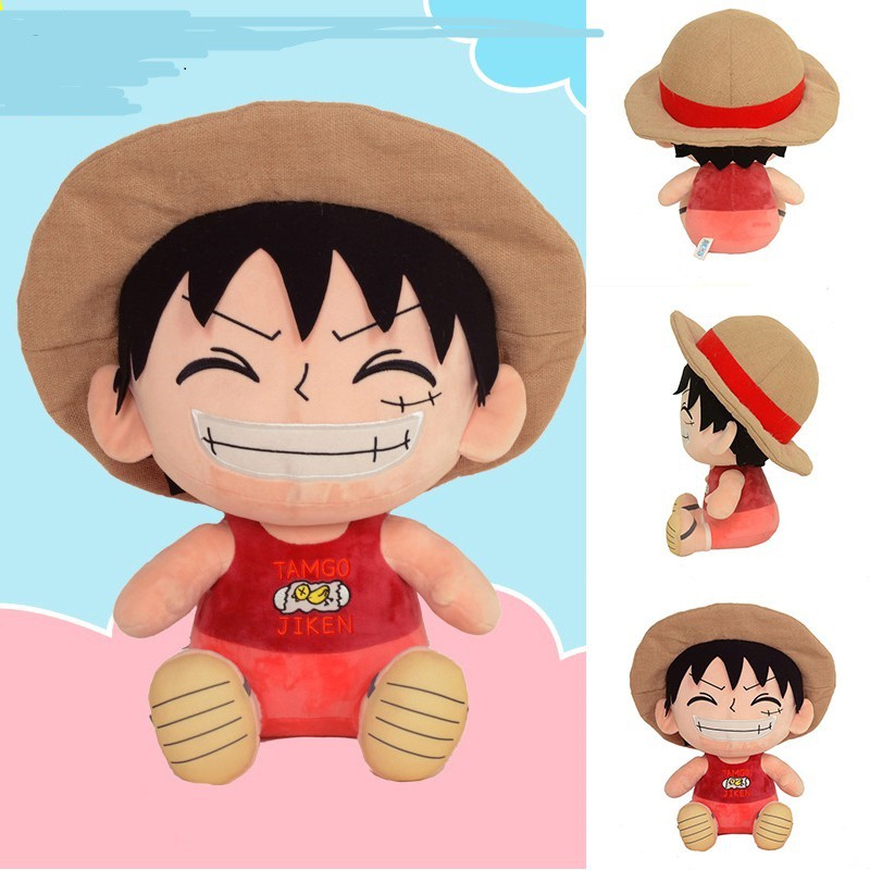 Personagem de desenho animado Luffy que muda o rosto ornamentos