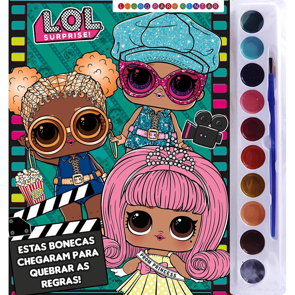 100 Desenhos Para Pintar E Colorir Bonecas Lol Surprise - Folha A4 Avulsa !  2 Desenhos Por Folha! - #0306