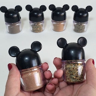 Potes De Temperos Preto + Jogo Americano Mickey e Minnie