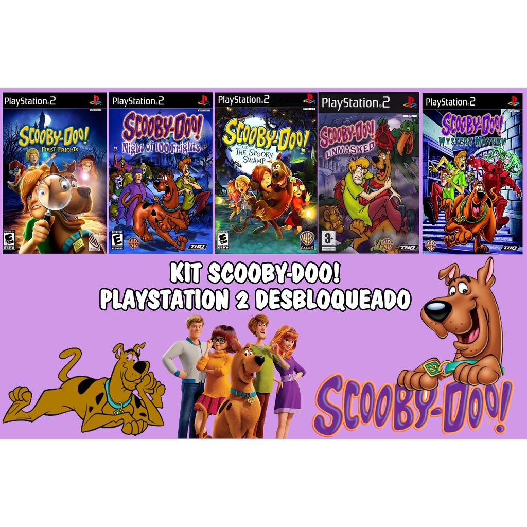Jogo Kit Scooby-Doo! (5 Discos) - PS2 Playstation 2 | Shopee Brasil