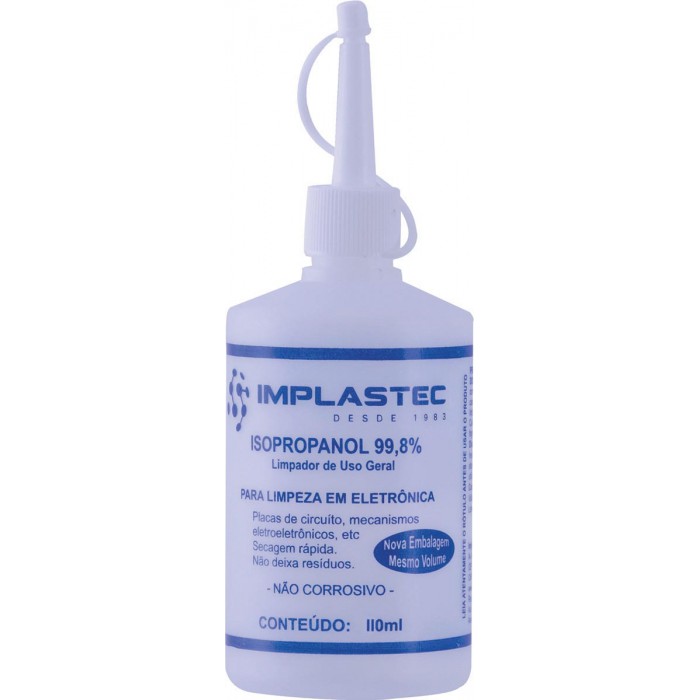 Álcool Isopopilico para Limpeza Eletrônica 110ml