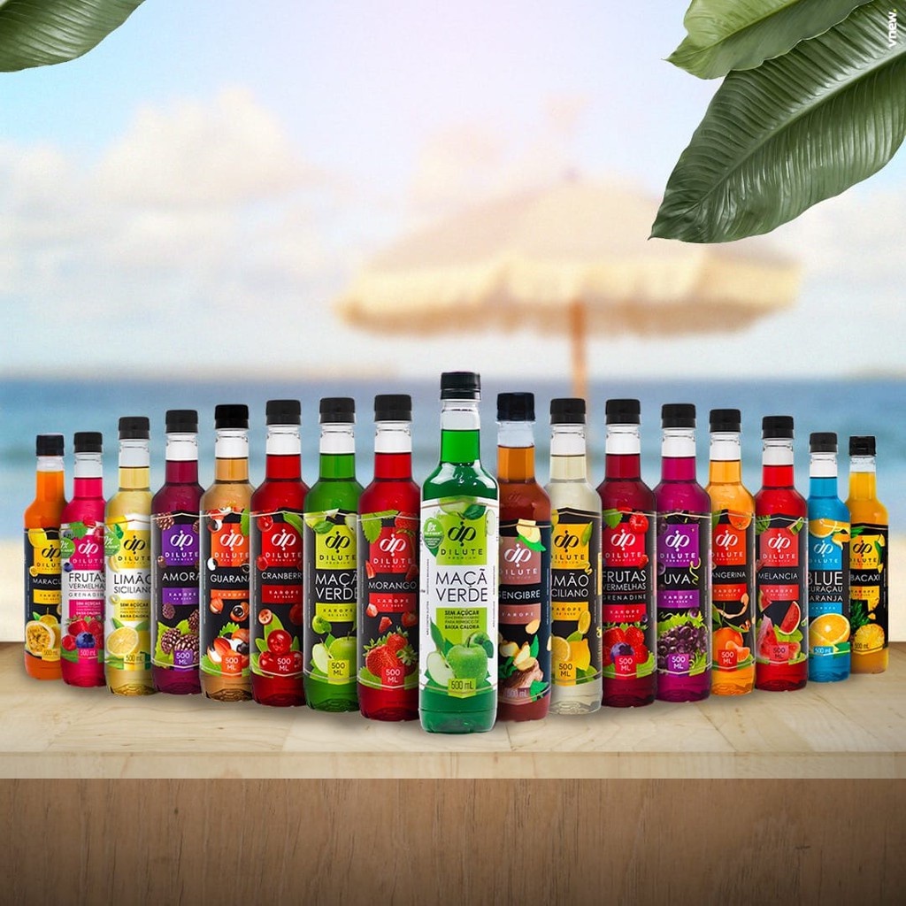 Kit Com 10 Unidades Xarope Dilute Premium Original Suco Concentrado