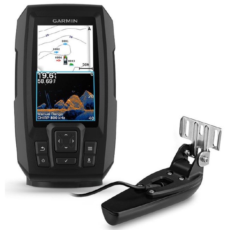 Sonar com GPS Garmin Striker Vivid 4 CV + transducer GT20 Shopee Brasil