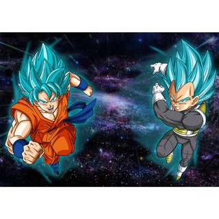 Poster A4 Goku e as esferas do dragão