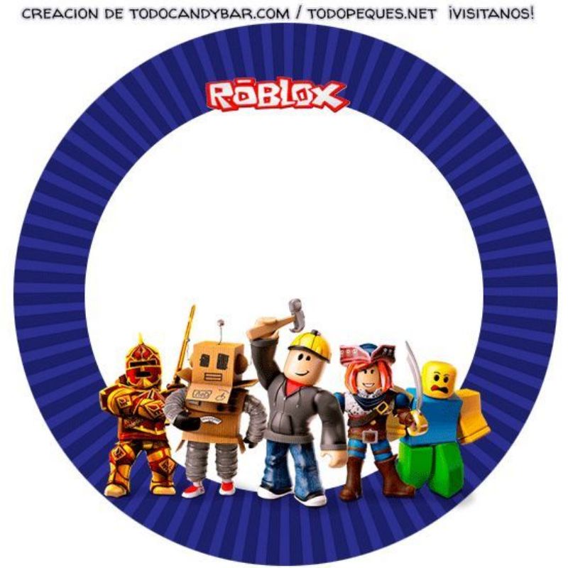 30 Adesivos para Latinha ou Bandeirola Roblox | Shopee Brasil