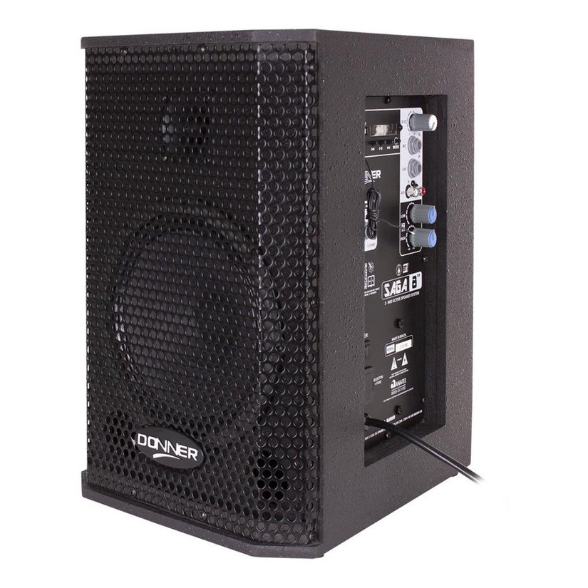 Caixa Acustica Ativa Donner Saga 8'' Bluetooth Usb Controle