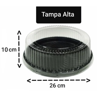 Embalagens Para Bolos e Tortas Z-50 Tampa Alta 50 Unidades