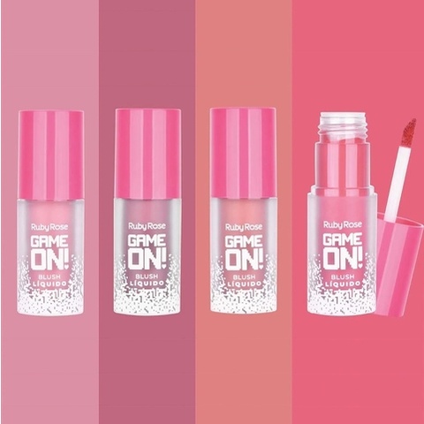 Blush Líquido Push Start Game ON - RUBY ROSE | Shopee Brasil