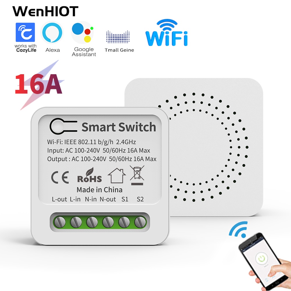 Interruptor inteligente WiFi Interruptor Wifi smart switch de temporizador suporte Alexa google home controle de voz
