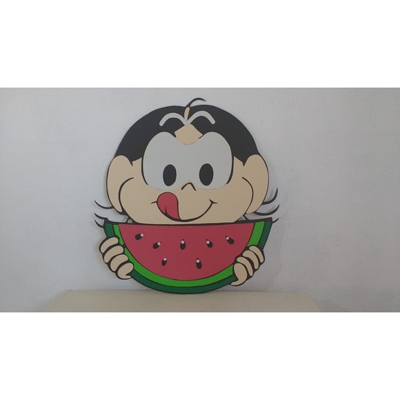 Painel rosto magali feito em eva (38 cm de comprimento) | Shopee Brasil