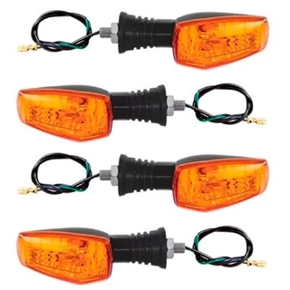 Kit 4 Pisca Seta Modelo Suzuki Yes 125 Cor Amarelo Todos Anos Amarelo Laranja