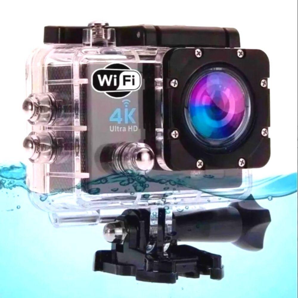 Câmera Filmadora Action FULL HD 4K Prova D'Água WIFI | Shopee Brasil