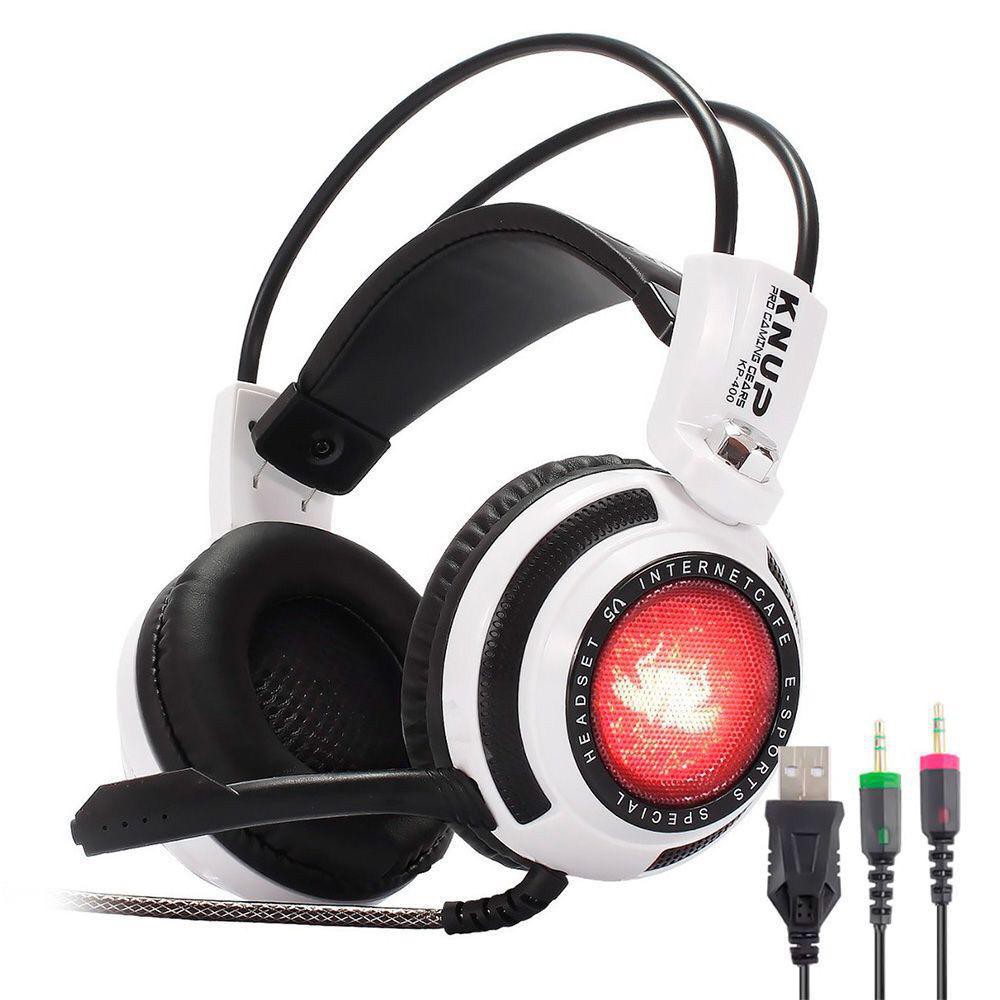 Fone de Ouvido Gamer Clanm CL-HM709 Headset Branco