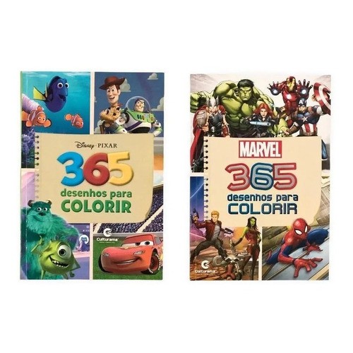 livro: Disney: 365 Desenhos Para Colorir, de Jefferson Ferreira