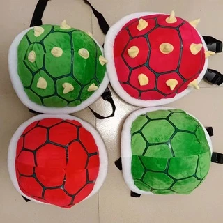 4 Estilo Japão Nintendo Game Super Mario Bros . Anime Koopa Troopa Mochila Escolar Tartaruga Verde Laço Kawaii Aniversário Presente Para Crianças