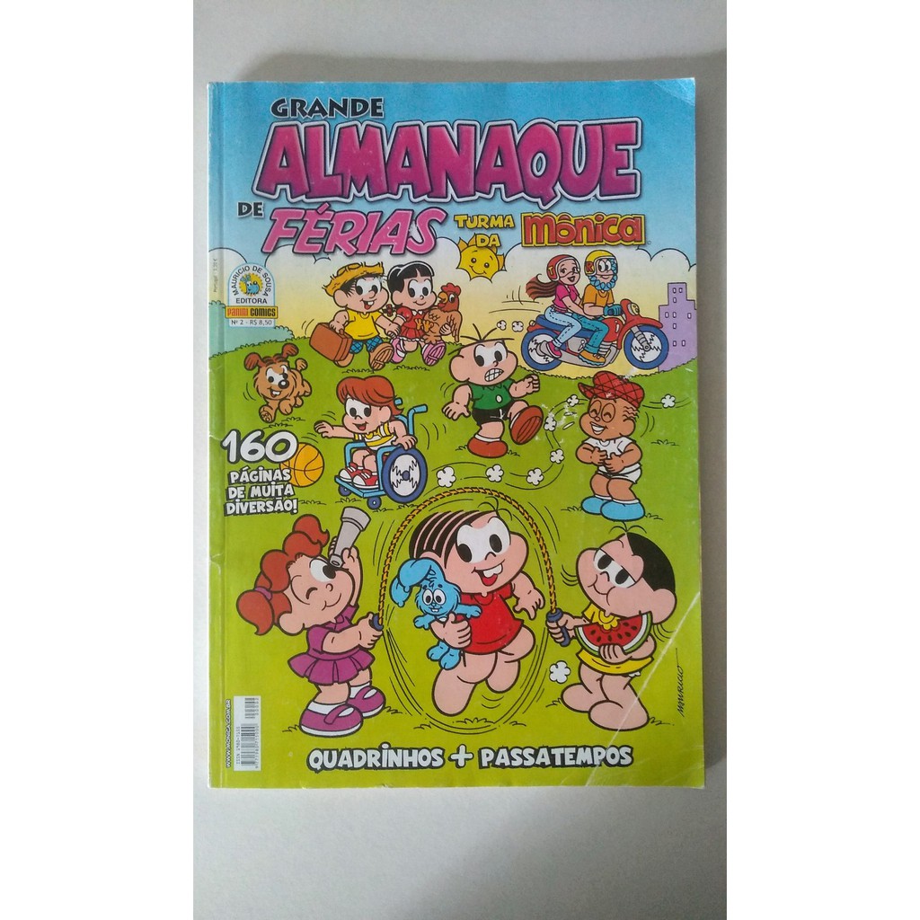 Grande Almanaque de Férias Turma da Mônica nº2 | Shopee Brasil