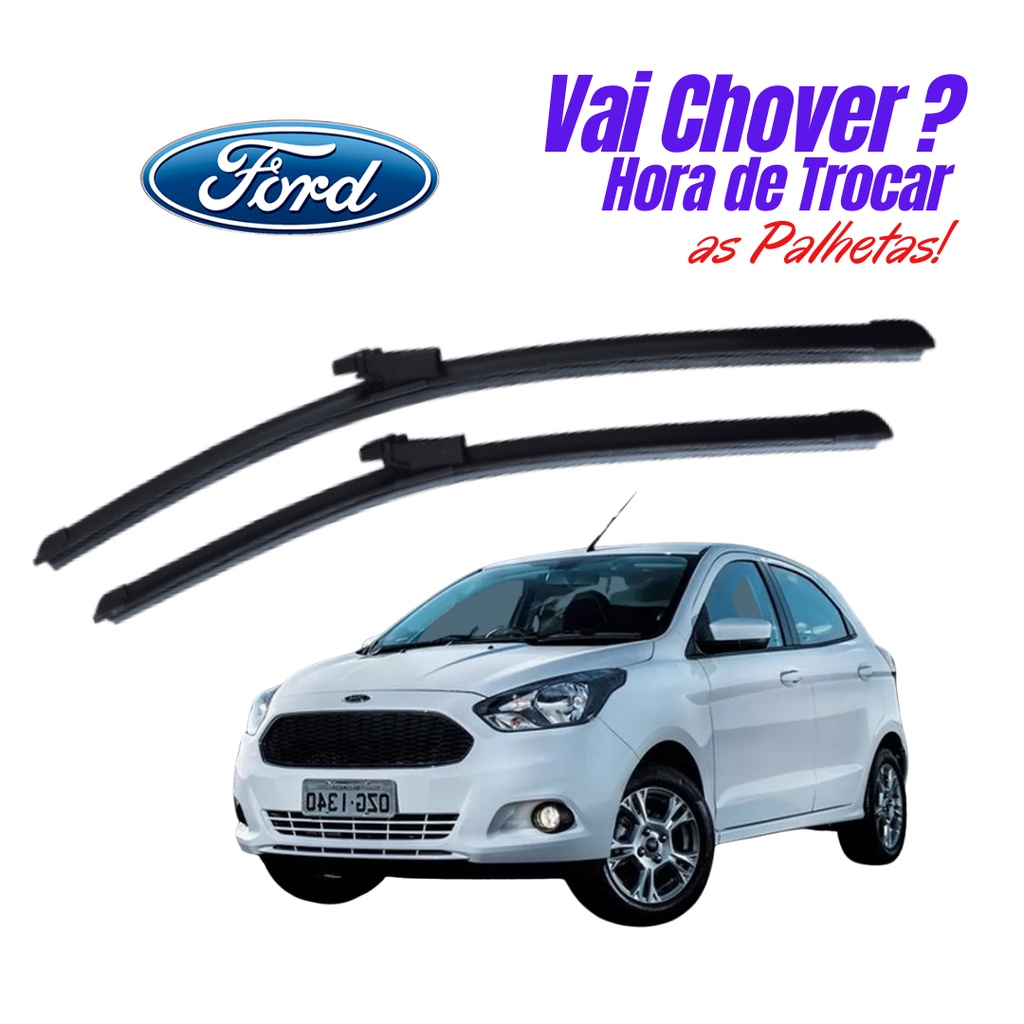 Par Palheta Limpador Parabrisa Ford Ka Novo 2014 2015 2016 2017 2018 ...