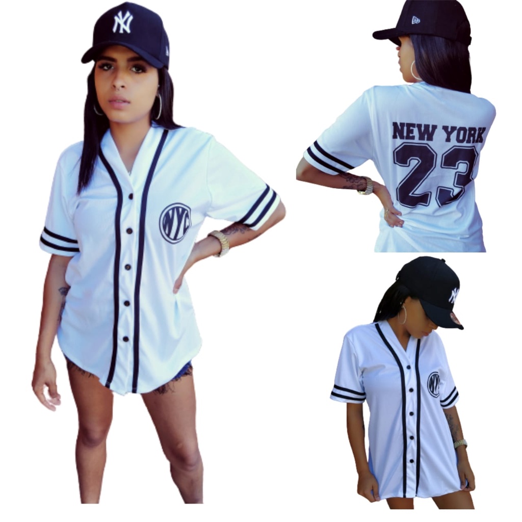 Camisa de beisebol store feminina