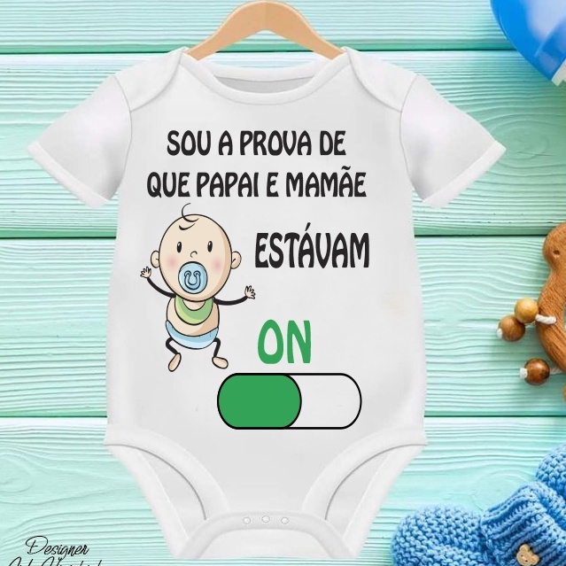 Body Divertido, Personalizado, Com Frases