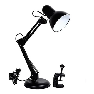 Luminária Articulada De Mesa Abajur Tipo Pixar Com Base E Garra (Preto)ou branca /vermelha