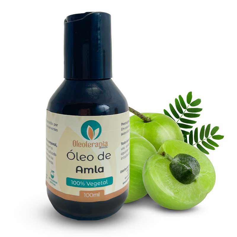 Óleo de Amla 100% natural - Nutrição capilar, cuidados com a pele, massagem terapêutica