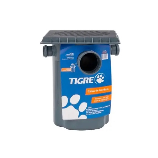 Caixa de Gordura Múltipla Com Cesto e Tampa 18 - Tigre