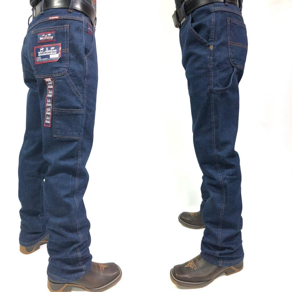 Calça country jeans masculina peão rodeio agro pura raça