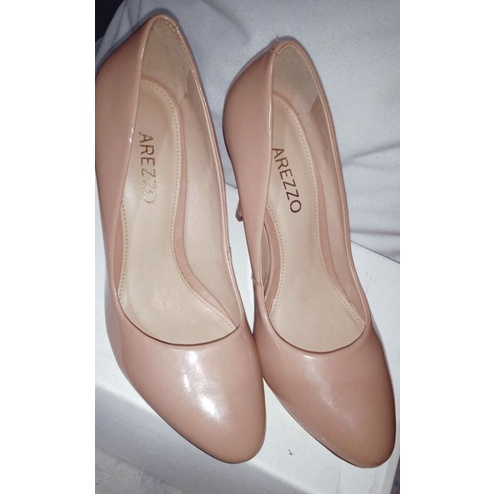 Scapin Nude Arezzo Semi Novo