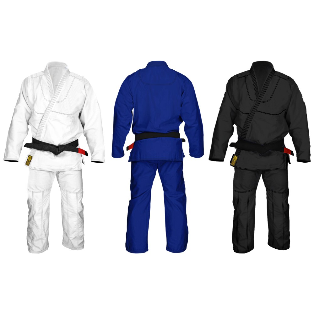 Kimono Jiu Jitsu Trançado Strong Adulto Marca Brazilian