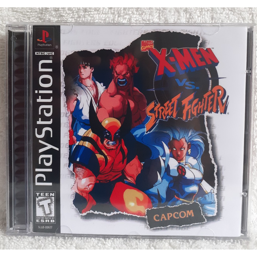 X-Men vs. Street high quality Fighter - PS1 (Playstation)