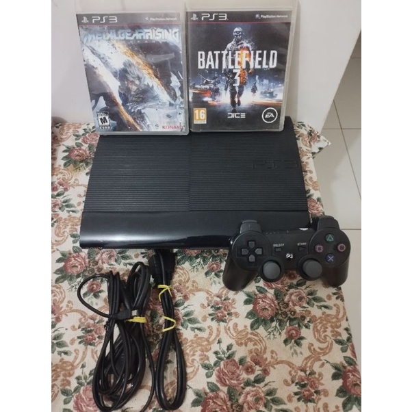 Console Playstation 3 Sony - PS3 Super Slim 250Gb + Controle - FF