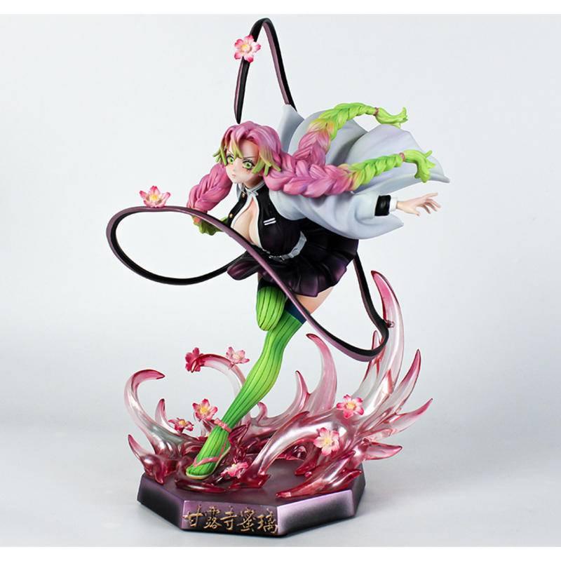 Figura Anime Demon Slayer para Crianças, estatueta Tsugikuni Yoriichi,  Manga PVC Montar Modelo Boneca, Presente Toy