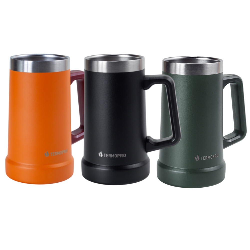 Caneca Termica de Cerveja Gelada Chopp Festa 709ml Termopro | Shopee Brasil