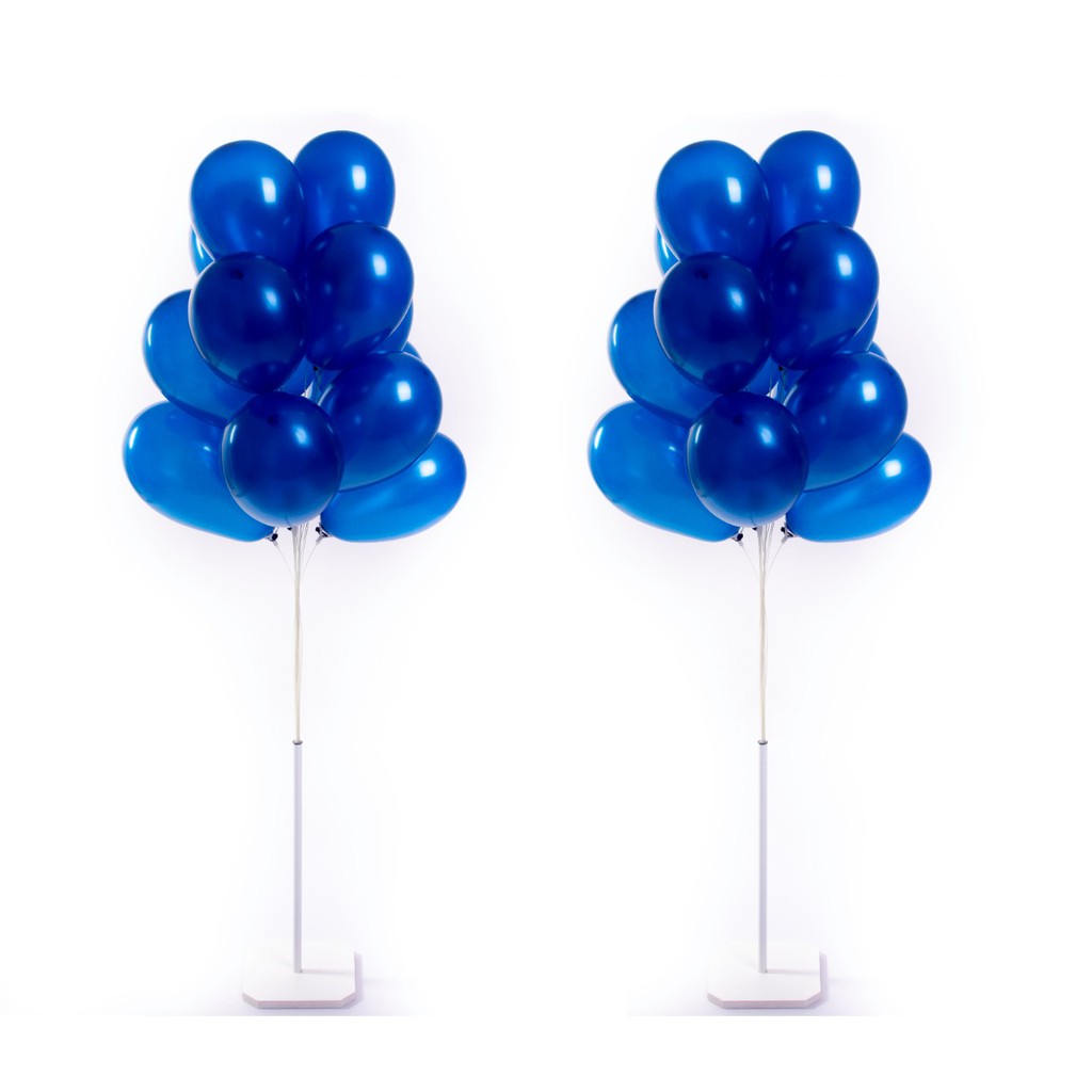 Kit 2 suportes de bexigas suporte de balão 15 varetas para chão