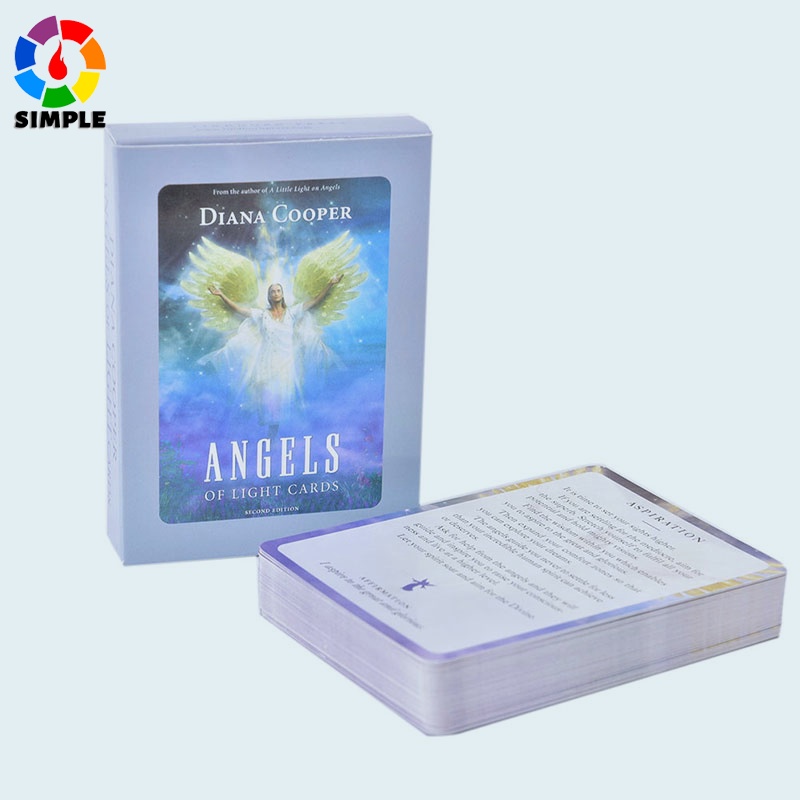 Angels of Light Cards Oracle Tarot Cards Divination Destiny | Shopee Brasil