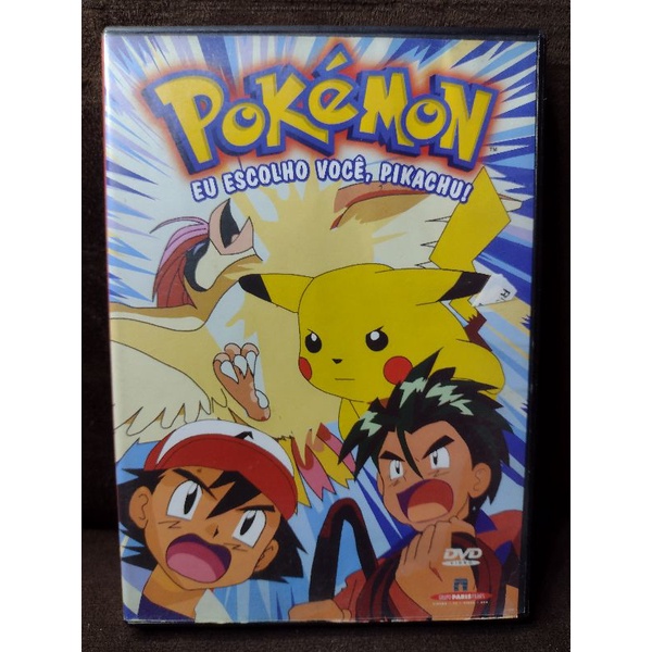 fita VHS Pokémon - Eu Escolho Você, Pikachu! (dublado)