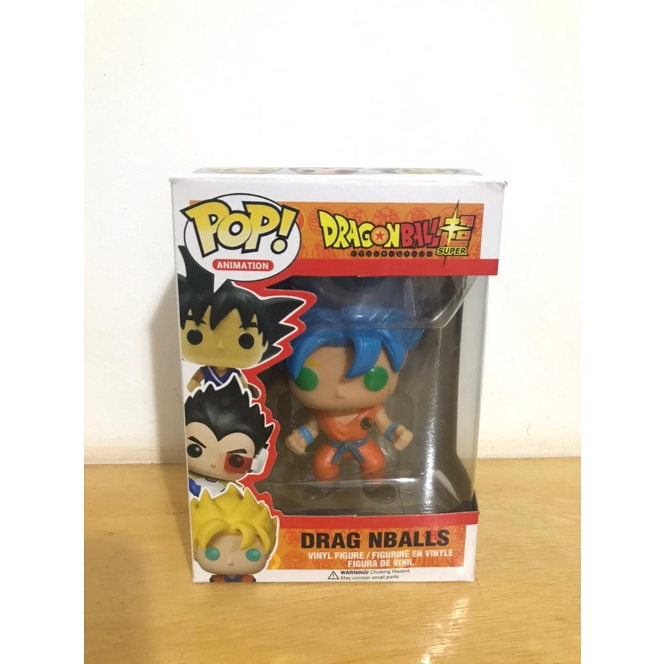 Boneco Dragon Ball Super Funko Pop Goku Super Saiyajin Blue