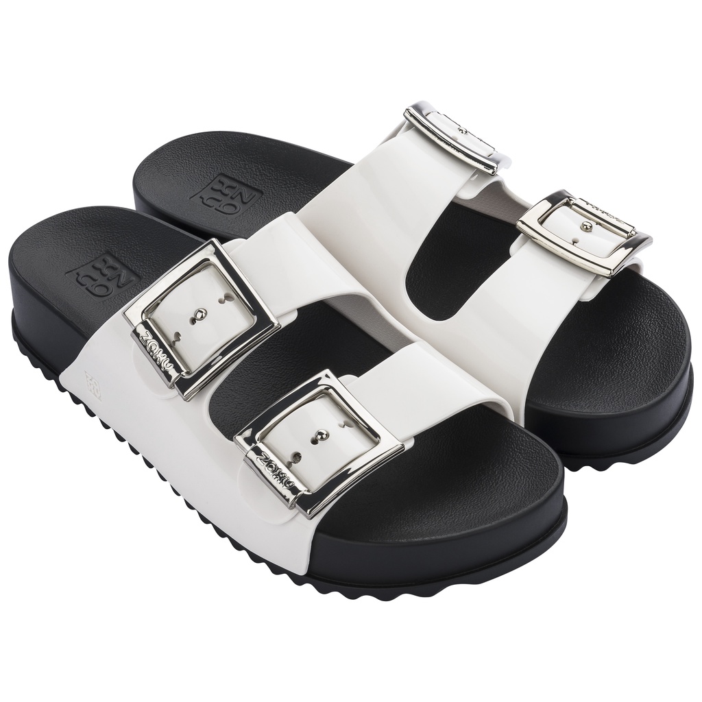 Sandália Zaxy Partner III Feminina Chinelo Slide Tratorado