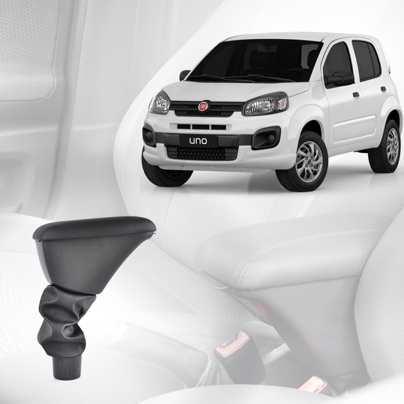 Apoio De Braço Fiat Uno 2015/2021 em couro
