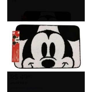 Tapete Estampado Antiderrapante Mickey